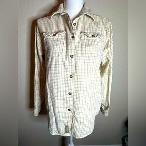 Abercrombie & Fitch plaid flannel women’s size Medium